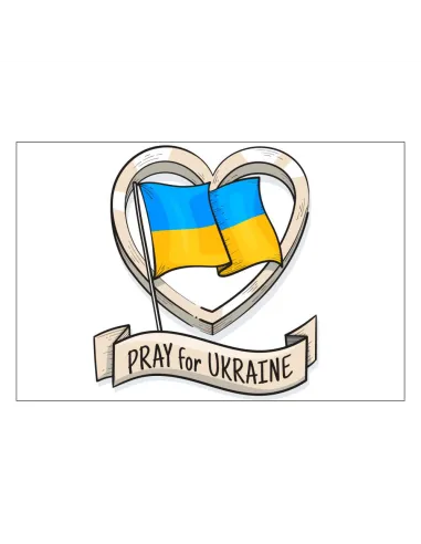 Magnesy na lodówkę - SOLIDARNOŚĆ Z UKRAINĄ- PRAY FOR UKRAINE- drukarnia, hurtownia, producent magnesów na lodówkę - druktur.com
