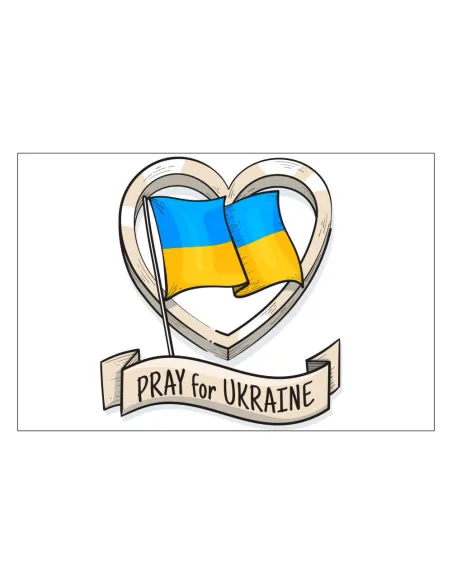 Magnesy na lodówkę - SOLIDARNOŚĆ Z UKRAINĄ- PRAY FOR UKRAINE- drukarnia, hurtownia, producent magnesów na lodówkę - druktur.com