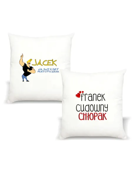 Poduszka z imieniem NAJWIĘKSZY PRZYSTOJNIAK