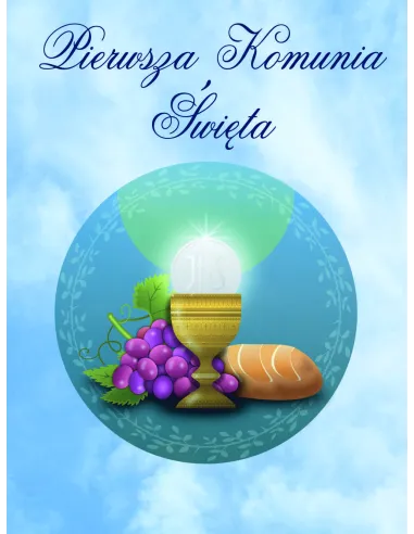 Tło fotograficzne ścianka Pierwsza Komunia Święta