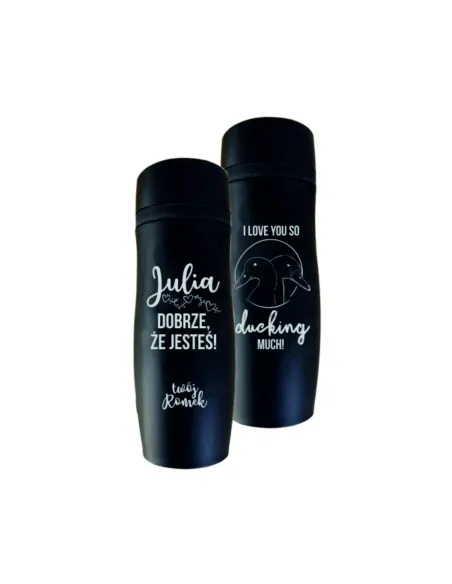 Kubek termiczny grawer WALENTYNKI dla zakochanych