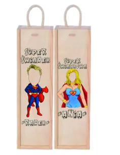 Prezent dla świadków Skrzynki na alkohol zestaw 2s