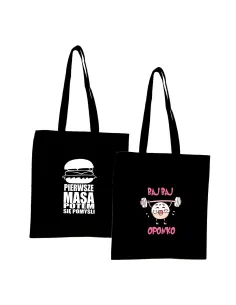 Eko Torba z nadrukiem PREZENT BAJ BAJ OPONKO