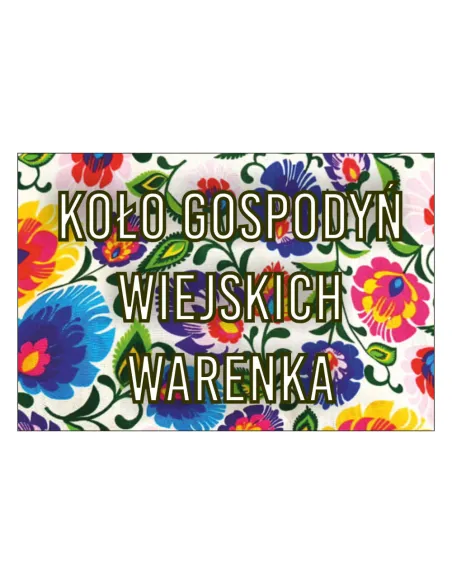 Magnesy na lodówkę - KOŁO GOSPODYŃ WIEJSKICH WARENKA - drukarnia, hurtownia, producent magnesów na lodówkę - druktur.com