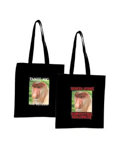 Eko Torba z nadrukiem BURZA IDZIE KOMPUTRA ODLONCZ