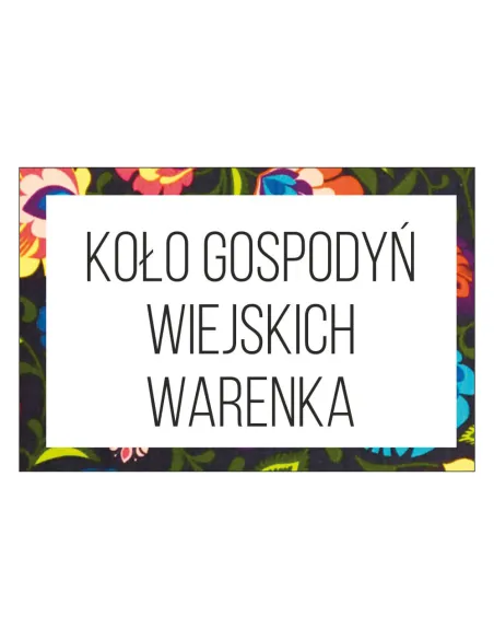 Magnesy na lodówkę - KOŁO GOSPODYŃ WIEJSKICH WARENKA - drukarnia, hurtownia, producent magnesów na lodówkę - druktur.com