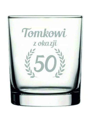 Szklanka do WHISKY z grawerem prezent grawerowana