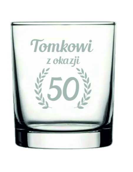 Szklanka do WHISKY z grawerem prezent grawerowana