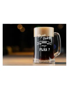 duży KUFEL do Piwa na PREZENT z GRAWEREM 660 ml