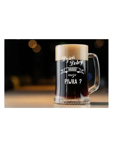 duży KUFEL do Piwa na PREZENT z GRAWEREM 660 ml