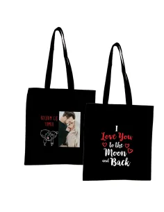 Eko Torba z imieniem napis WALENTYNKI KOCHAM CIĘ