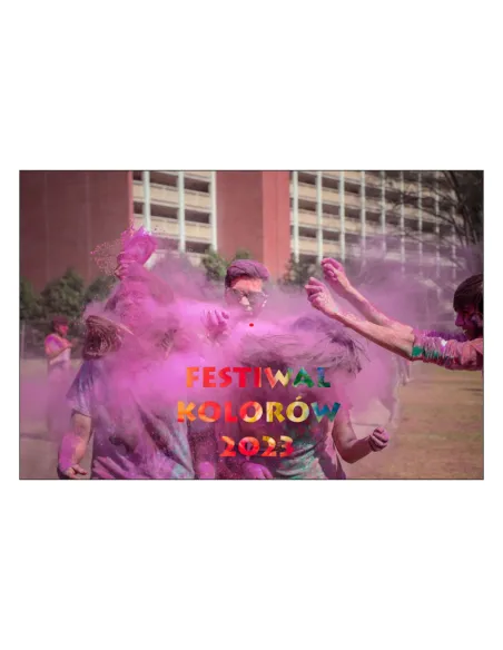 Magnesy na lodówkę - FESTIWAL KOLORÓW 2023 - drukarnia, hurtownia, producent magnesów na lodówkę - druktur.com
