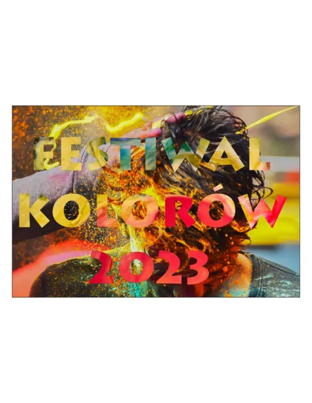 Magnesy na lodówkę - FESTIWAL KOLORÓW 2023 - drukarnia, hurtownia, producent magnesów na lodówkę - druktur.com