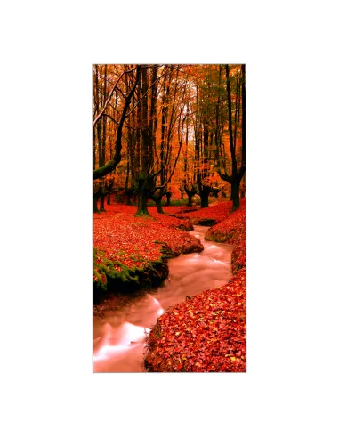 Tło fotograficzne Jesień liście drzewa 150x300 cm