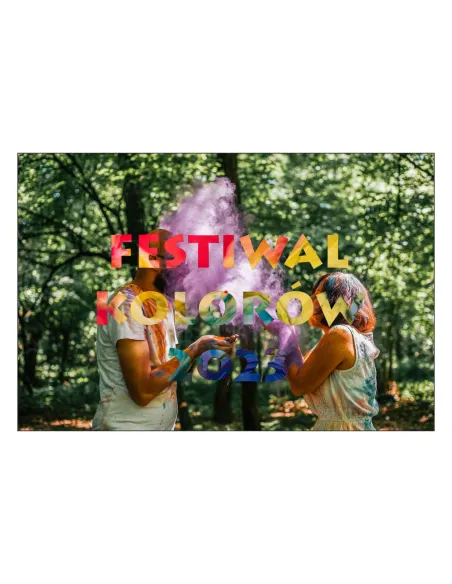 Magnesy na lodówkę - FESTIWAL KOLORÓW 2023 - drukarnia, hurtownia, producent magnesów na lodówkę - druktur.com