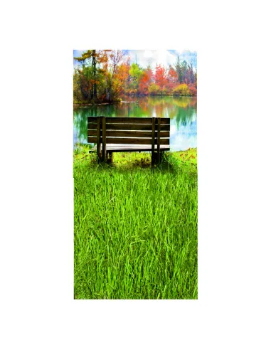 Tło fotograficzne Jesień liście drzewa 150x300 cm