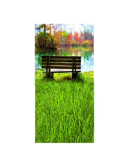 Tło fotograficzne Jesień liście drzewa 150x300 cm