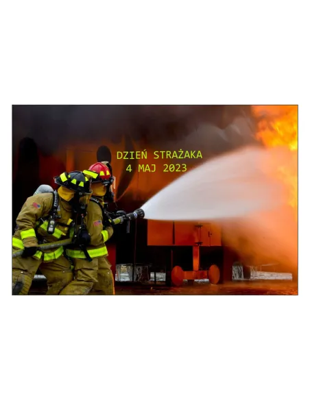 Magnesy na lodówkę - DZIEŃ STRAŻAKA 4 MAJ 2023- drukarnia, hurtownia, producent magnesów na lodówkę - druktur.com