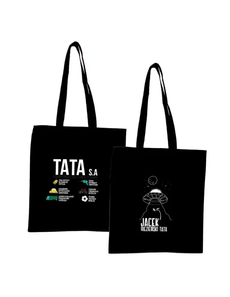 Eko Torba z imieniem napis NIEZIEMSKI TATA