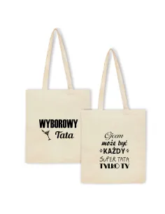 Eko Torba z nadrukiem SUPER TATA TYLKO TY