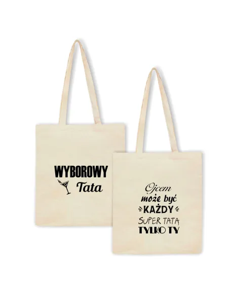 Eko Torba z nadrukiem SUPER TATA TYLKO TY
