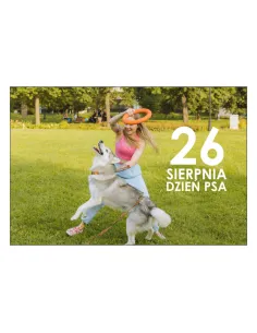 Magnesy na lodówkę - 26 SIERPNIA DZIEŃ PSA - drukarnia, hurtownia, producent magnesów na lodówkę - druktur.com