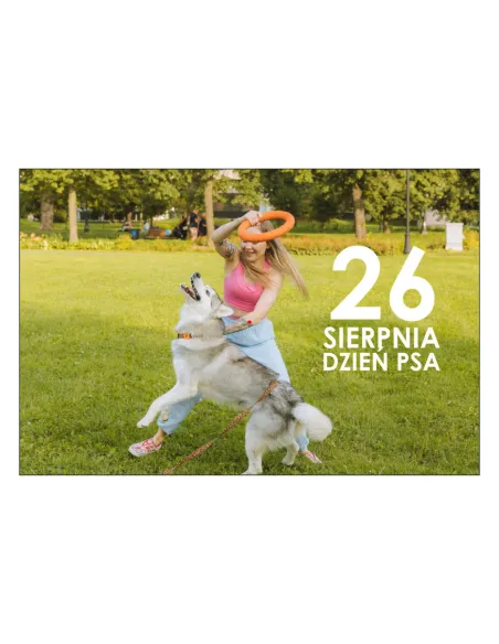 Magnesy na lodówkę - 26 SIERPNIA DZIEŃ PSA - drukarnia, hurtownia, producent magnesów na lodówkę - druktur.com