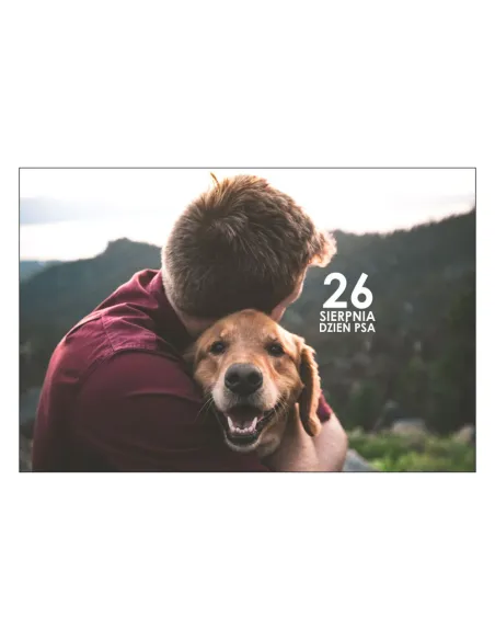 Magnesy na lodówkę - 26 SIERPNIA DZIEŃ PSA - drukarnia, hurtownia, producent magnesów na lodówkę - druktur.com