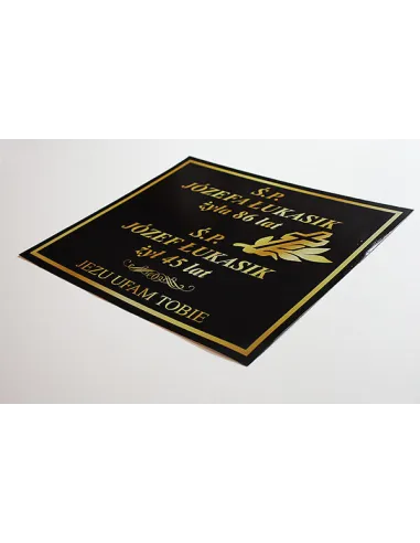 Tablica nagrobkowa, tablica nagrobna 40x47 cm