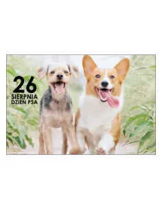 Magnesy na lodówkę - 26 SIERPNIA DZIEŃ PSA - drukarnia, hurtownia, producent magnesów na lodówkę - druktur.com