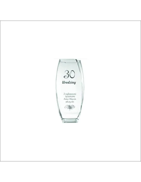 Wazon grawer PREZENT na 18 30 40 50 60 urodziny