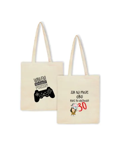 Eko Torba z nadrukiem PREZENT 30 URODZINY
