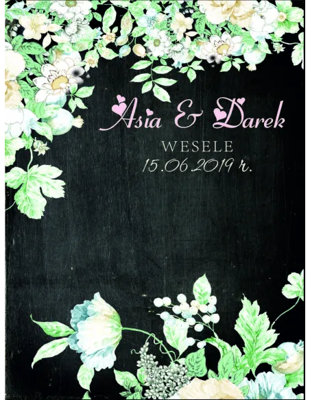 Tło fotograficzne ścianka do zdjęć wesele