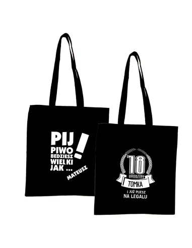 Eko Torba z imieniem PIJ PIWO BĘDZIESZ WIELKI JAK