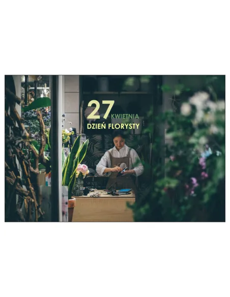 Magnesy na lodówkę - 27 KWIETNIA DZIEŃ FLORYSTY - drukarnia, hurtownia, producent magnesów na lodówkę - druktur.com