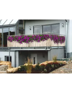 Osłona na balkon dekoracja balkonu SURFINIE kwiaty