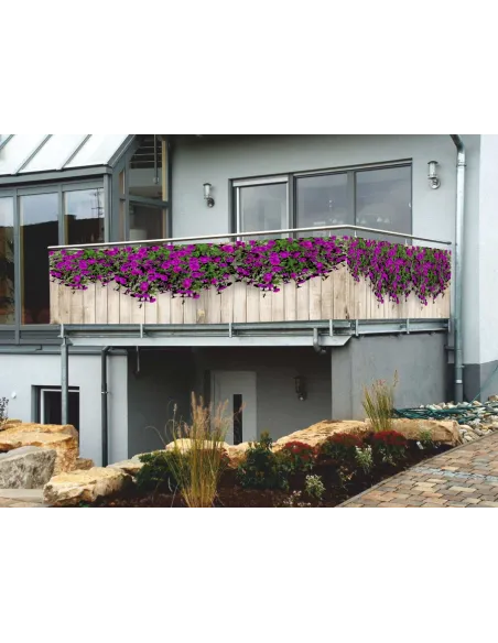 Osłona na balkon dekoracja balkonu SURFINIE kwiaty