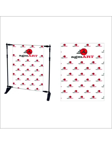 Tło fotograficzne ścianka do zdjęć z logo firmy nazwą