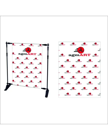 Tło fotograficzne ścianka do zdjęć z logo firmy nazwą