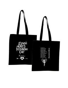 Eko Torba z nadrukiem DZIEŃ DOBRY KOCHAM CIĘ
