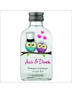 BUTELECZKI WESELNE Z NADRUKIEM UV 100ML - 20 szt.