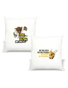 Poduszka z imieniem PRAWDZIWY DZIK NA SIŁCE