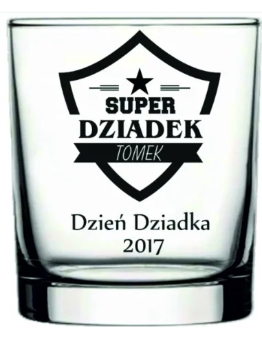 Szklanka do WHISKY z grawerem prezent dla DZIADKA