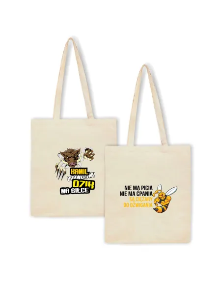 Eko Torba z nadrukiem PREZENT NIE MA PICIA