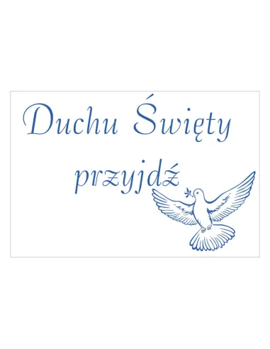 Magnesy na lodówkę - DUCHU ŚWIĘTY PRZYJDŹ - drukarnia, hurtownia, producent magnesów na lodówkę - druktur.com