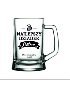Kufel do Piwa Z GRAWEREM PREZENT na dzień DZIADKA