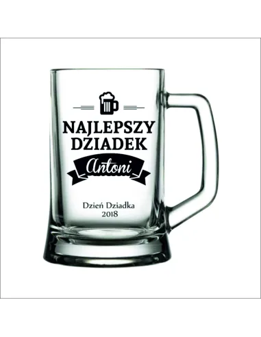 Kufel do Piwa Z GRAWEREM PREZENT na dzień DZIADKA