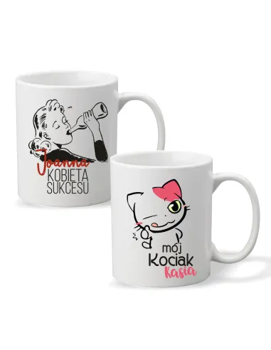 Kubek z imieniem PREZENT KOBIETA SUKCESU