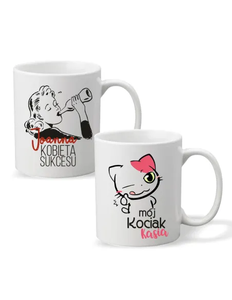 Kubek z imieniem PREZENT KOBIETA SUKCESU