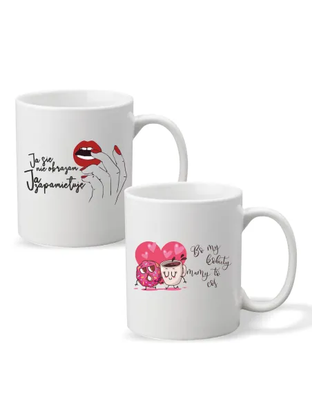 Kubek z nadrukiem PREZENT JA SIĘ NIE OBRAŻAM